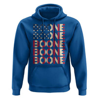 Boone Name Lover American Flag USA Stars Stripes Hoodie