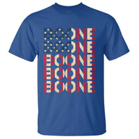 Boone Name Lover American Flag USA Stars Stripes T Shirt
