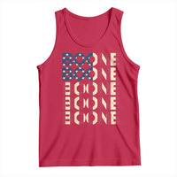 Boone Name Lover American Flag USA Stars Stripes Tank Top