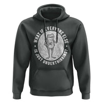 Funny Vintage Relaxed Frog Drinking Coffee Meme Hoodie Wish I Lacked Critical Thinking Skills You All Seem So Happy