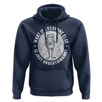 Funny Vintage Relaxed Frog Drinking Coffee Meme Hoodie Wish I Lacked Critical Thinking Skills You All Seem So Happy