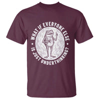 Funny Vintage Relaxed Frog Drinking Coffee Meme T Shirt Wish I Lacked Critical Thinking Skills You All Seem So Happy