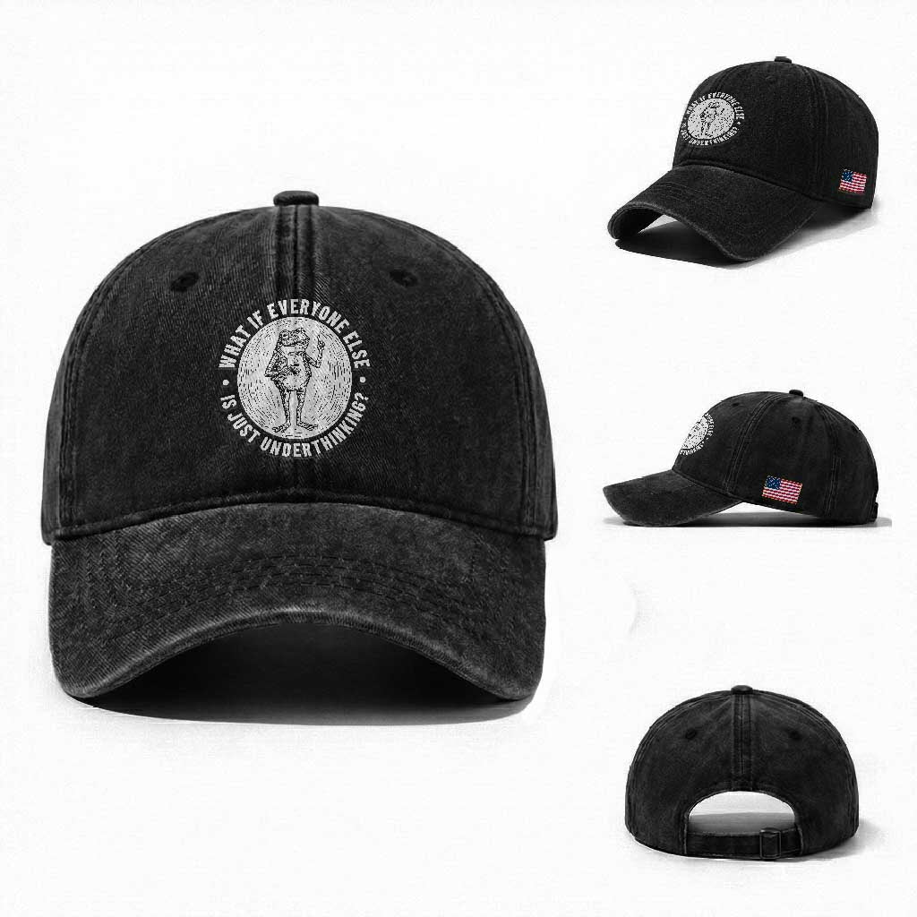 Funny Vintage Relaxed Frog Drinking Coffee Meme Washed Cotton Baseball Cap Wish I Lacked Critical Thinking Skills You All Seem So Happy