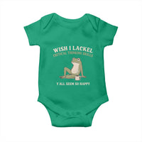 Funny Overthinking Frog Drinking Coffee Meme Baby Onesie What If Everyone Else Is Just Underthinking