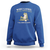 Funny Overthinking Frog Drinking Coffee Meme Sweatshirt What If Everyone Else Is Just Underthinking