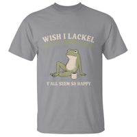 Funny Overthinking Frog Drinking Coffee Meme T Shirt What If Everyone Else Is Just Underthinking