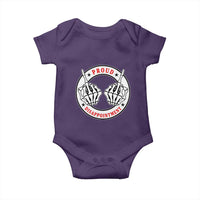 Proud Disappointment Skeleton Middle Finger Baby Onesie Edgy Sarcastic Rebel Attitude Family Black Sheep Humor