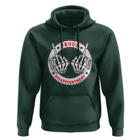 Proud Disappointment Skeleton Middle Finger Hoodie Edgy Sarcastic Rebel Attitude Family Black Sheep Humor