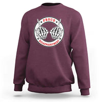 Proud Disappointment Skeleton Middle Finger Sweatshirt Edgy Sarcastic Rebel Attitude Family Black Sheep Humor