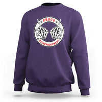Proud Disappointment Skeleton Middle Finger Sweatshirt Edgy Sarcastic Rebel Attitude Family Black Sheep Humor