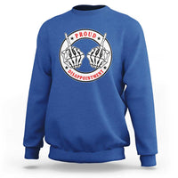Proud Disappointment Skeleton Middle Finger Sweatshirt Edgy Sarcastic Rebel Attitude Family Black Sheep Humor