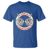 Proud Disappointment Skeleton Middle Finger T Shirt Edgy Sarcastic Rebel Attitude Family Black Sheep Humor