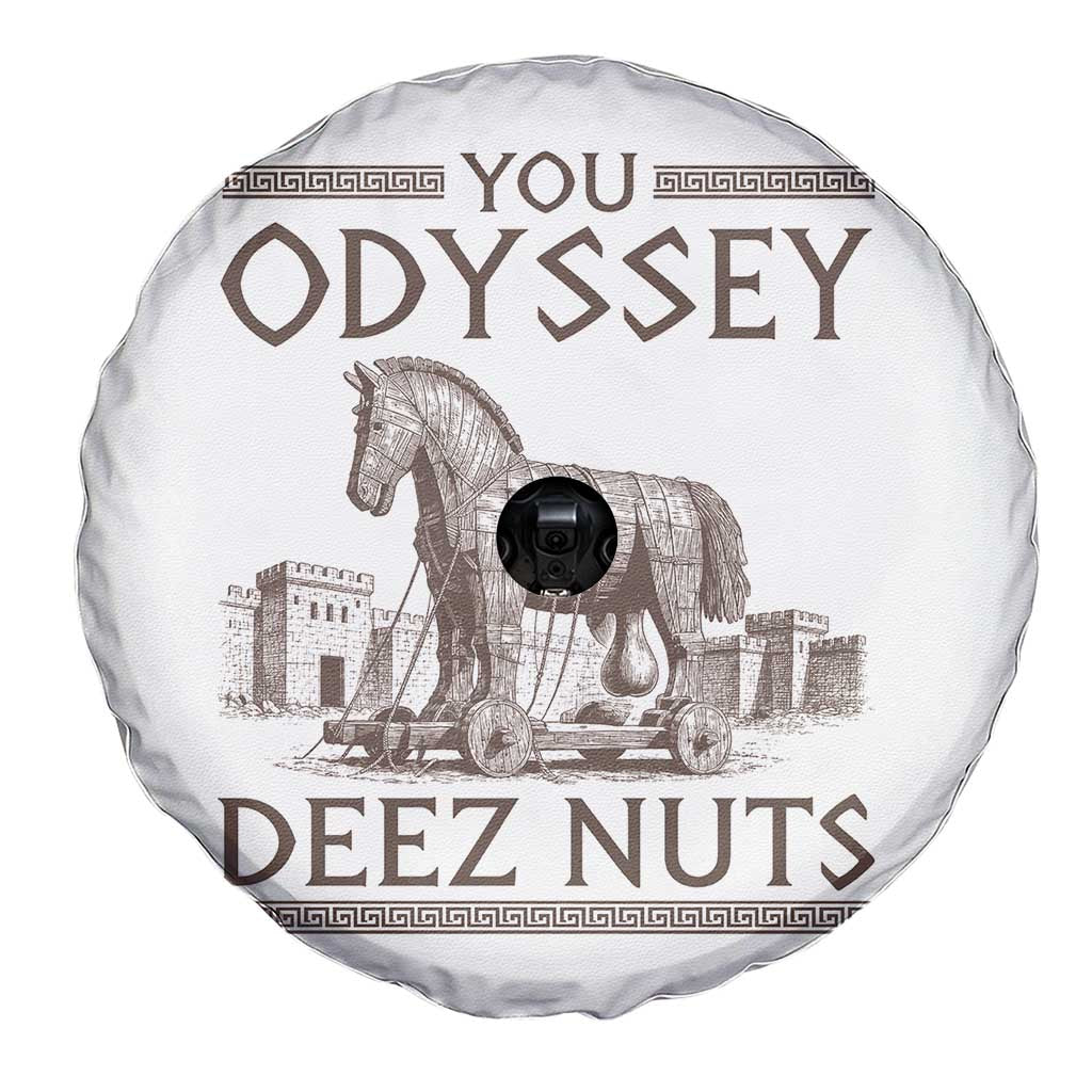 Funny Trojan Horse You Odyssey Deez Nuts Spare Tire Cover Offensive Adult Humor Greek Mythology Humor