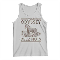 Funny Trojan Horse You Odyssey Deez Nuts Tank Top Offensive Adult Humor Greek Mythology Humor