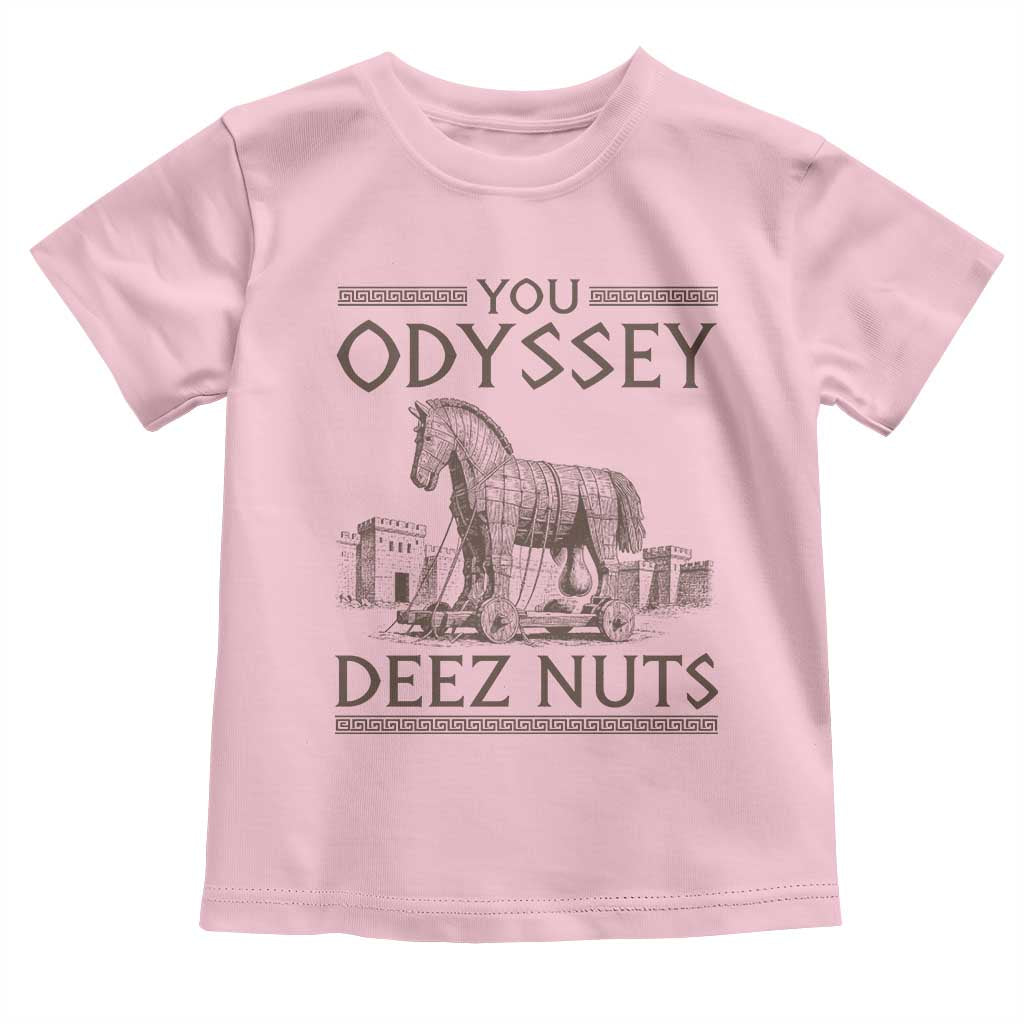 Funny Trojan Horse You Odyssey Deez Nuts Toddler T Shirt Offensive Adult Humor Greek Mythology Humor