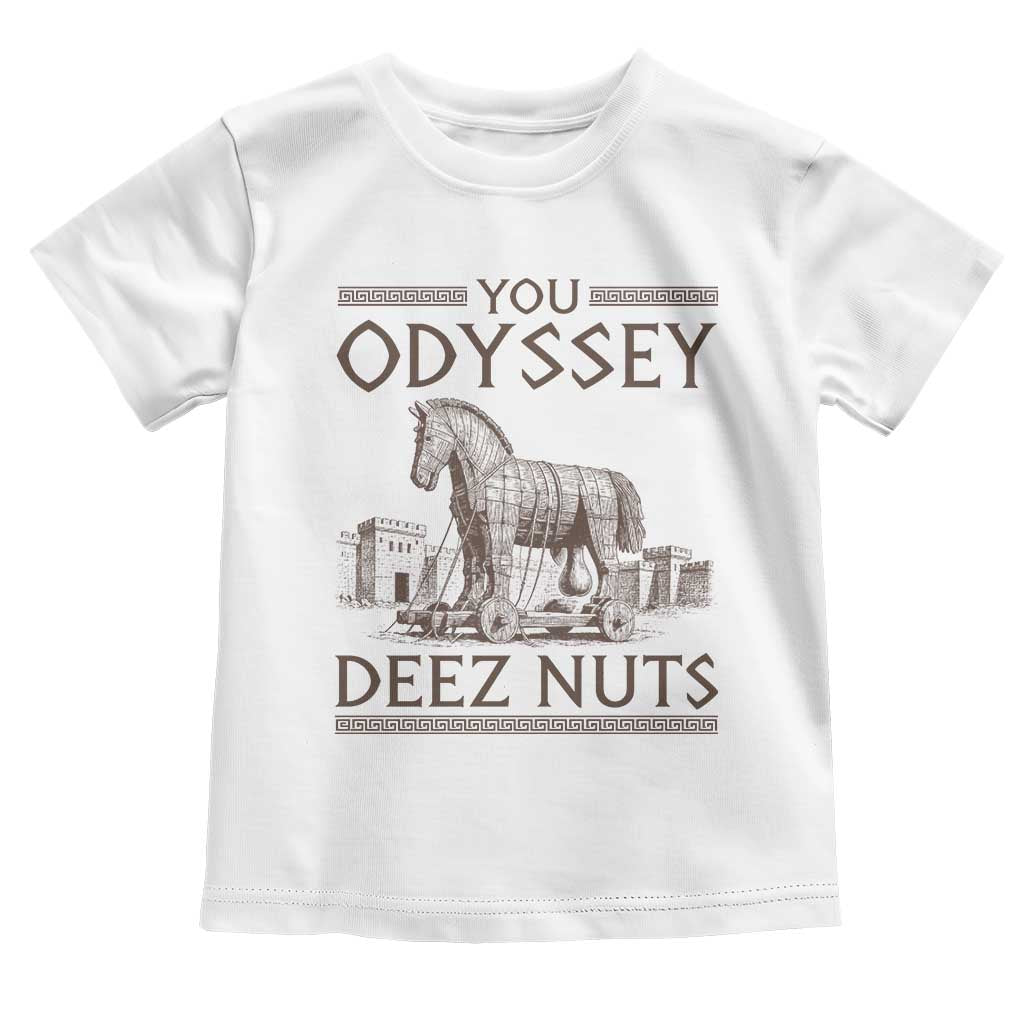Funny Trojan Horse You Odyssey Deez Nuts Toddler T Shirt Offensive Adult Humor Greek Mythology Humor