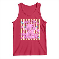 Does This Shirt Make Me Look Professionally Developed Tank Top Y2K Retro Stars Funny Professional Development Workplace Humor
