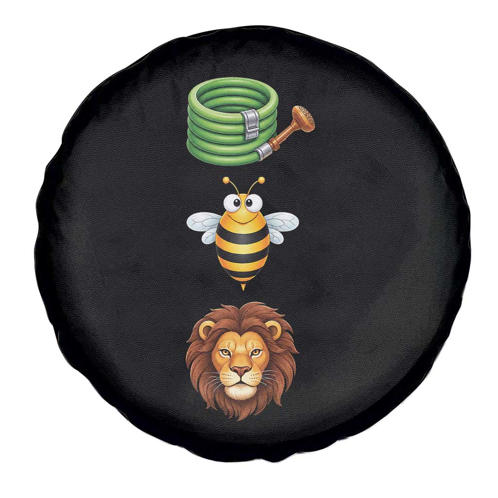 Hose Bee Lion Meme Slang Funny Sarcastic Pun Graphic Spare Tire Cover