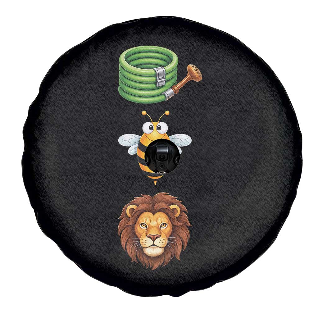 Hose Bee Lion Meme Slang Funny Sarcastic Pun Graphic Spare Tire Cover