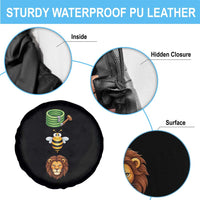 Hose Bee Lion Meme Slang Funny Sarcastic Pun Graphic Spare Tire Cover