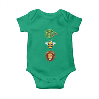 Hose Bee Lion Meme Slang Funny Sarcastic Pun Graphic Baby Onesie