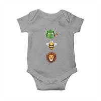 Hose Bee Lion Meme Slang Funny Sarcastic Pun Graphic Baby Onesie