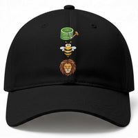 Hose Bee Lion Meme Slang Funny Sarcastic Pun Graphic Baseball Cap