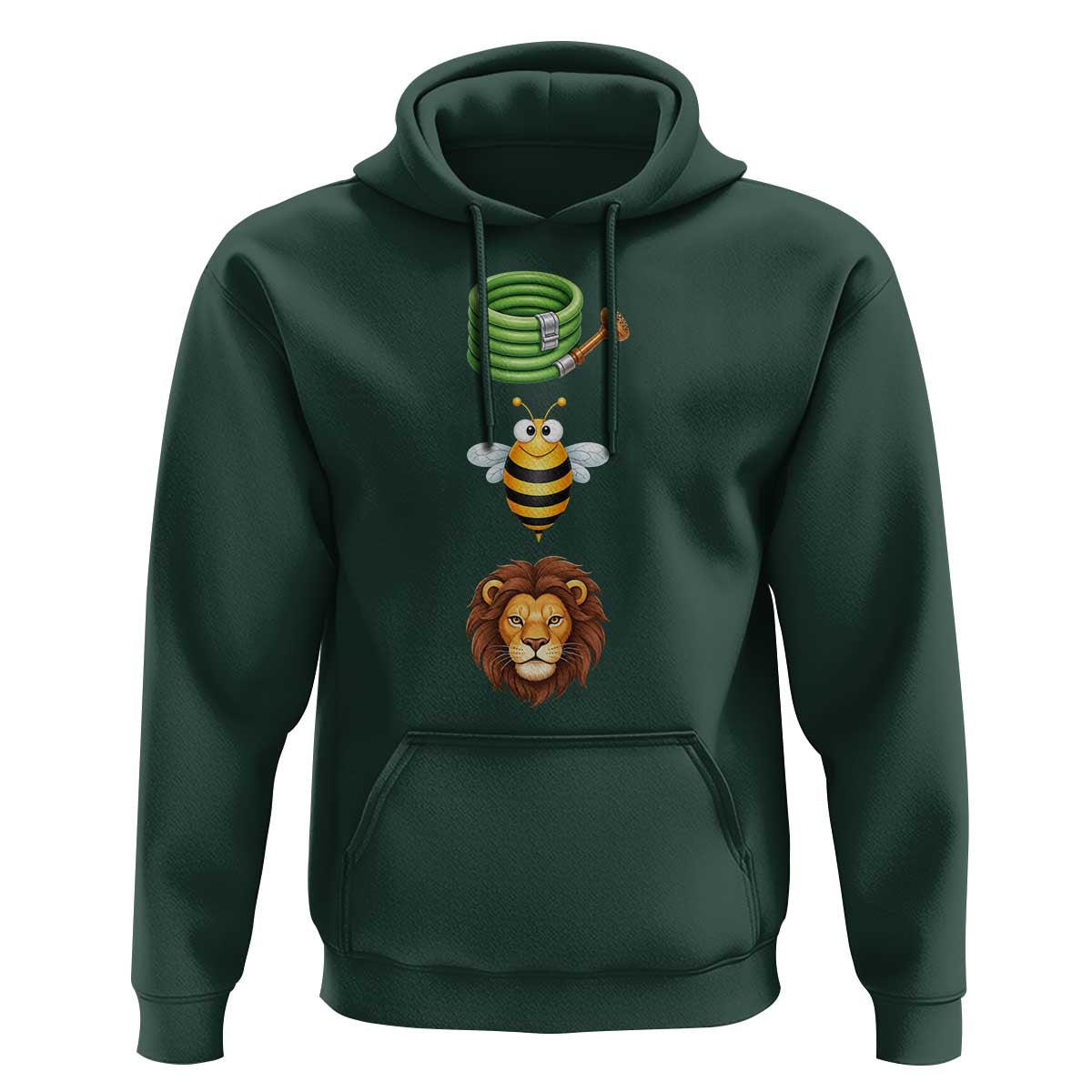 Hose Bee Lion Meme Slang Funny Sarcastic Pun Graphic Hoodie