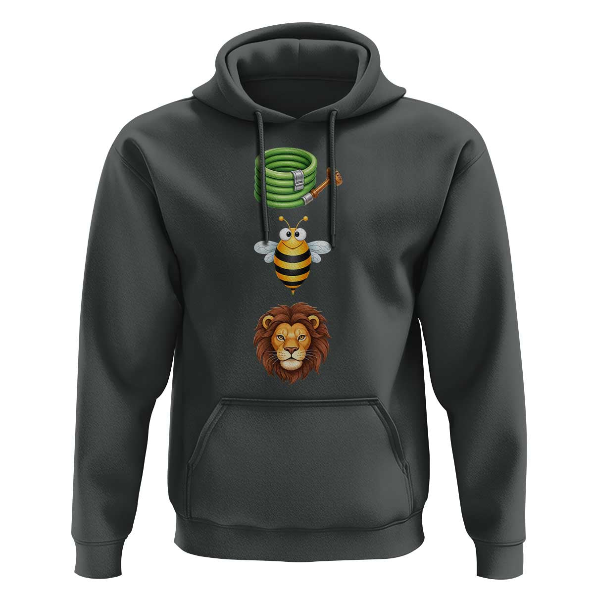 Hose Bee Lion Meme Slang Funny Sarcastic Pun Graphic Hoodie