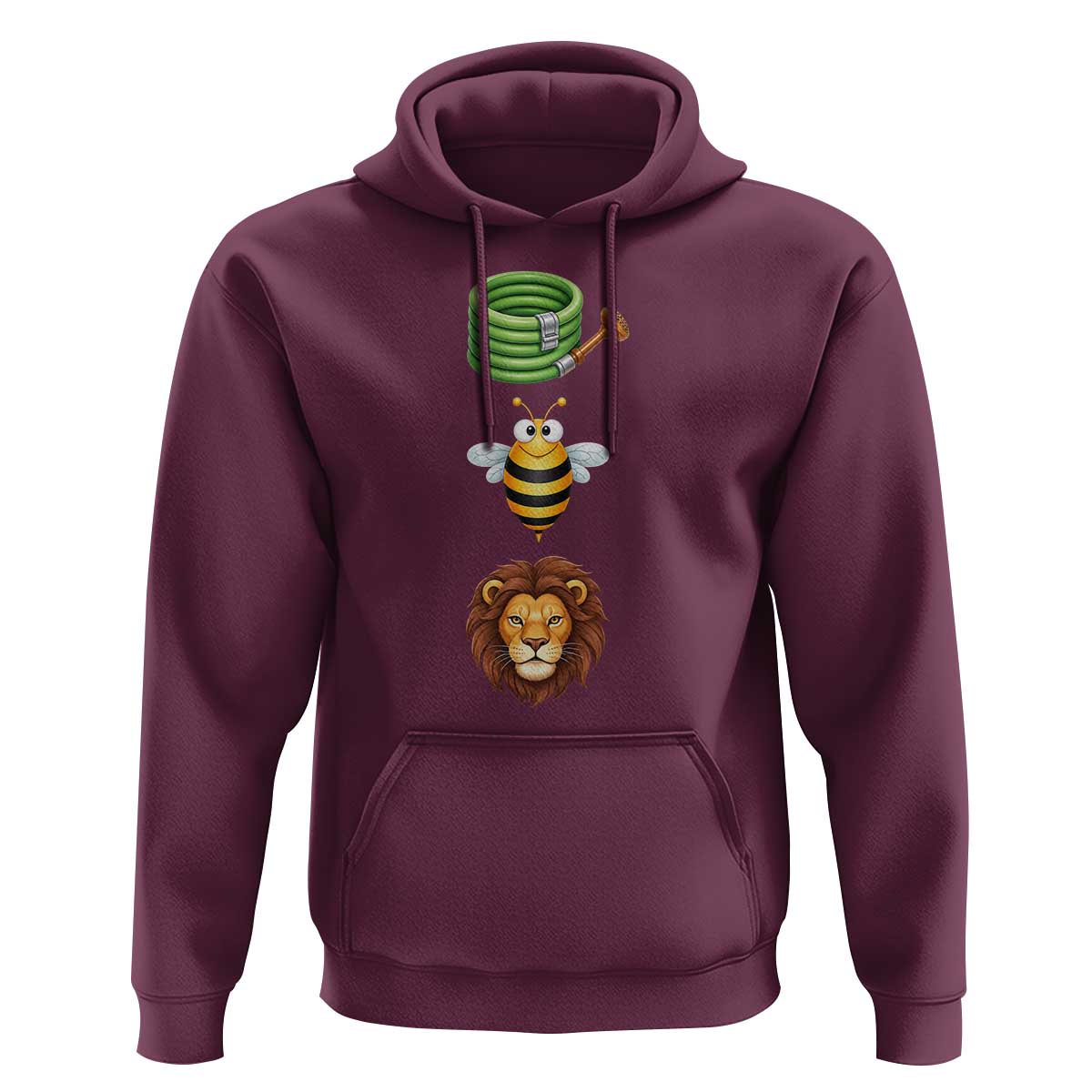 Hose Bee Lion Meme Slang Funny Sarcastic Pun Graphic Hoodie