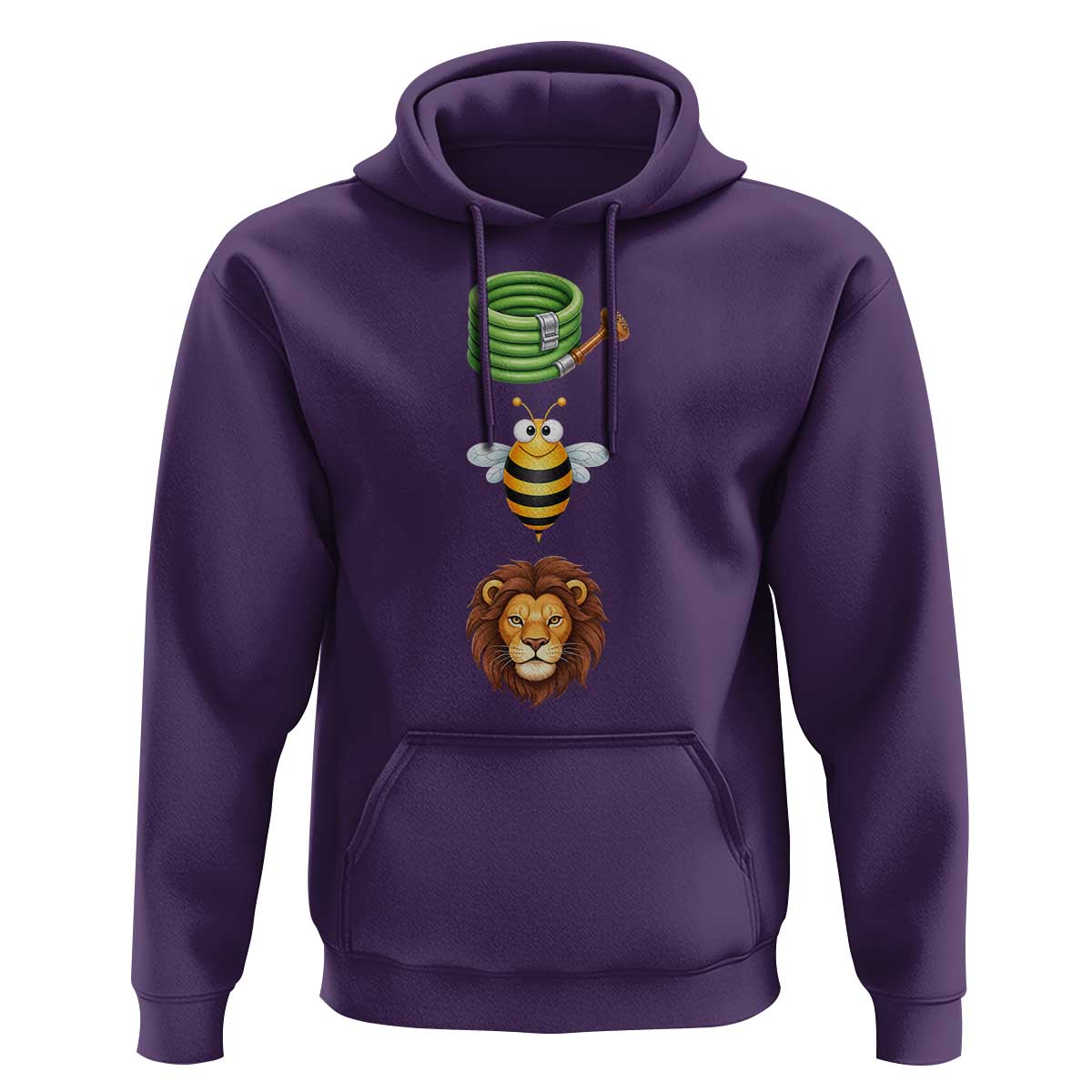 Hose Bee Lion Meme Slang Funny Sarcastic Pun Graphic Hoodie
