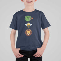 Hose Bee Lion Meme Slang Funny Sarcastic Pun Graphic T Shirt For Kid