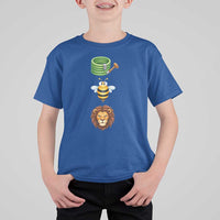 Hose Bee Lion Meme Slang Funny Sarcastic Pun Graphic T Shirt For Kid