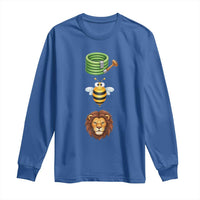 Hose Bee Lion Meme Slang Funny Sarcastic Pun Graphic Long Sleeve Shirt
