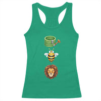 Hose Bee Lion Meme Slang Funny Sarcastic Pun Graphic Racerback Tank Top
