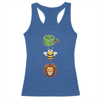 Hose Bee Lion Meme Slang Funny Sarcastic Pun Graphic Racerback Tank Top