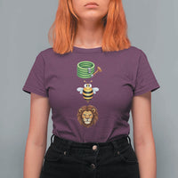 Hose Bee Lion Meme Slang Funny Sarcastic Pun Graphic T Shirt For Women