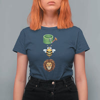 Hose Bee Lion Meme Slang Funny Sarcastic Pun Graphic T Shirt For Women