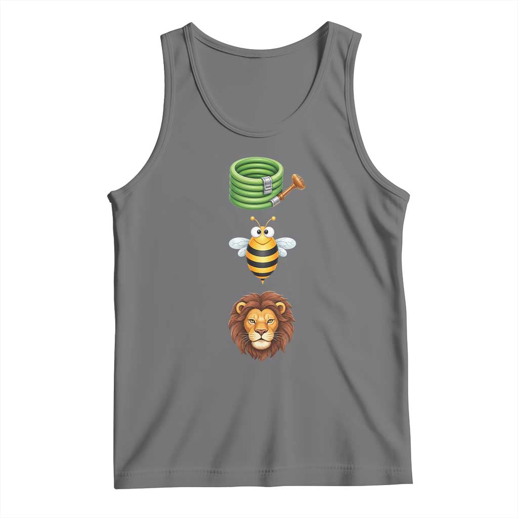 Hose Bee Lion Meme Slang Funny Sarcastic Pun Graphic Tank Top
