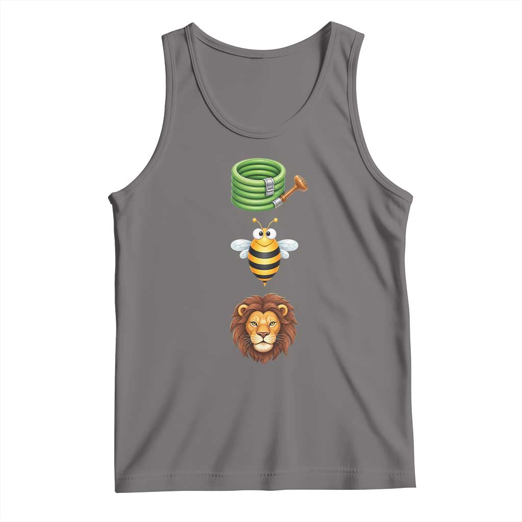 Hose Bee Lion Meme Slang Funny Sarcastic Pun Graphic Tank Top