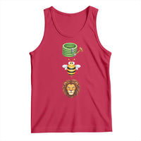 Hose Bee Lion Meme Slang Funny Sarcastic Pun Graphic Tank Top
