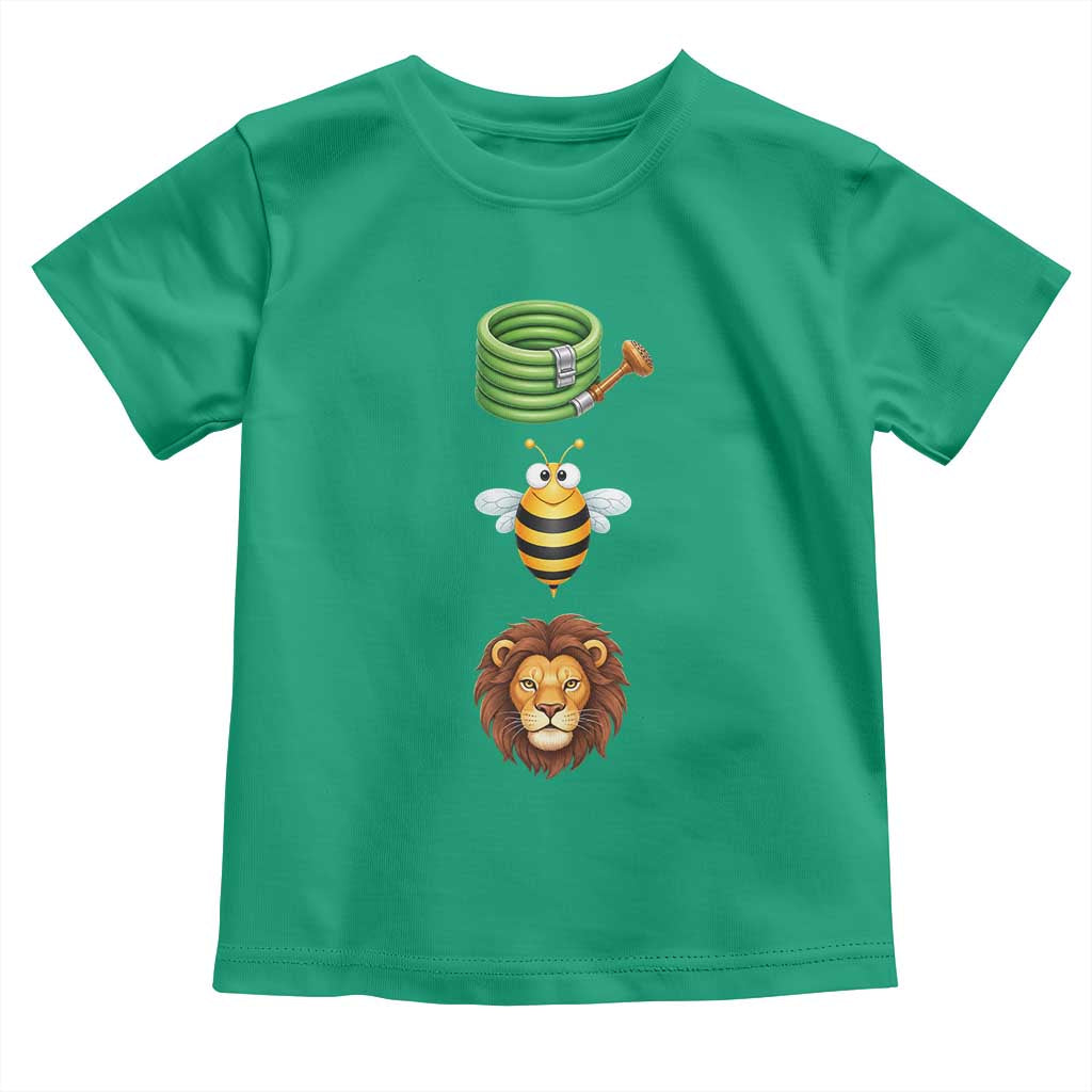 Hose Bee Lion Meme Slang Funny Sarcastic Pun Graphic Toddler T Shirt