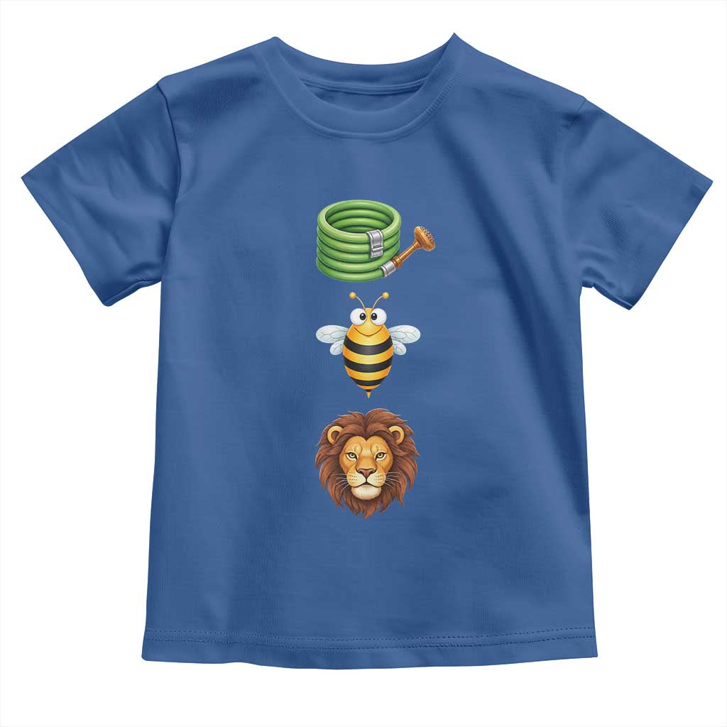 Hose Bee Lion Meme Slang Funny Sarcastic Pun Graphic Toddler T Shirt
