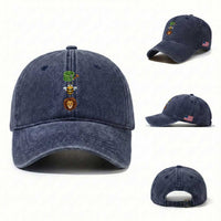 Hose Bee Lion Meme Slang Funny Sarcastic Pun Graphic Washed Cotton Baseball Cap