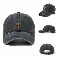 Hose Bee Lion Meme Slang Funny Sarcastic Pun Graphic Washed Cotton Baseball Cap