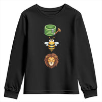 Hose Bee Lion Meme Slang Funny Sarcastic Pun Graphic Youth Sweatshirt