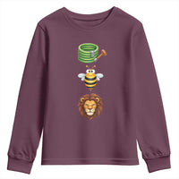 Hose Bee Lion Meme Slang Funny Sarcastic Pun Graphic Youth Sweatshirt