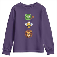 Hose Bee Lion Meme Slang Funny Sarcastic Pun Graphic Youth Sweatshirt