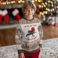 On My Way To Have A Jimothy Summer Ugly Christmas Sweater Funny Viral Seattle Raccoon Wearing Red Cap