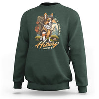 Funny Hiking Sweatshirt Out Of Breath Hiking Society Don't Worry I'll Be There In A Minute Dog - Wonder Print Shop